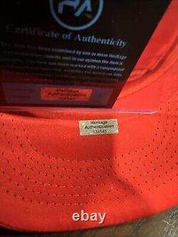 Président Donald Trump a signé un chapeau avec un certificat d'authenticité Make America Great Again Maga