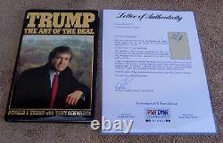 Président Donald Trump livre complet sig. Autographié Signé Art of Deal PSA/DNA LOA