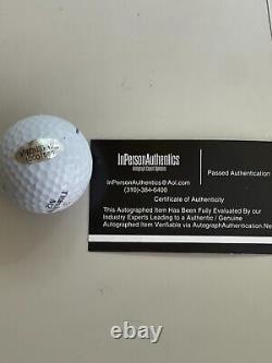 Président George W. Bush Signé Autographe Golf Ball Coa -excellent Display