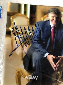 Psa / Adn 45e Président Atout Signé Donald Photo Autographiée Lot De 5
