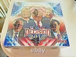 Rare Nouvelle Décision 2016 Élection Hobby Box! Recherchez Les Cartes Autographes Trump