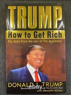 Rare Signed President Donald J Trump Book Trump How To Get Rich Maga Autograph