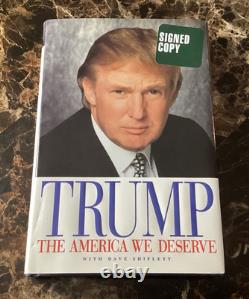 SIGNÉ La'Amérique que nous méritons Trump (Édition indiquée 1ère / 1er tirage) HC/DJ