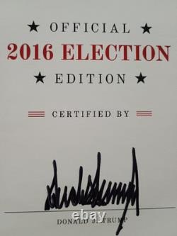 SIGNÉ Trump l'Art du Deal (Édition Élection 2016) par Donald J. Trump, HC