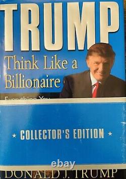 Signature présidentielle et livre de première édition par le président Donald J. Trump