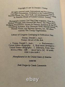 Signé, 1987 3rd Edition Classic Late 80s Signature Art Of The Deal Donald Trump
