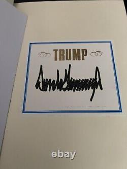 Signé, Autographié Collector, Le Président Donald Trump Pense Comme Un Billionaire