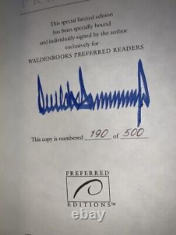 Signé, Autographié, Numéro Numéro 190 Président Donald Trump Survie Au Top