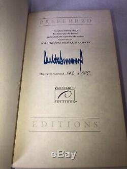 Signé Autographié Préféré # 142 Atout Survivre Top Donald Président Autograph