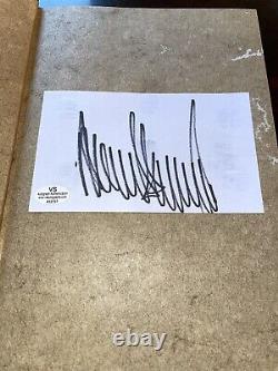 Signé L'art Pleine Signature Du Livre Le Président Donald J. Trump Autographié