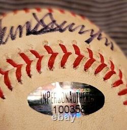 Signé Président Donald Trump Autographié Rawlings Baseball W Coa Maga