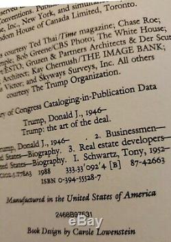 Signé Signature Authentique Autographié Président Donald Trump, Université Lehigh