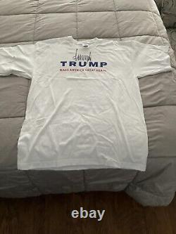 T-shirt Trump autographié