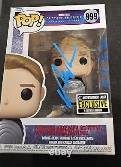 TOM HOMAN CZAR DE LA FRONTIÈRE Autographe CAPTAIN AMERICA 999 FUNKO Avec JSA COA MAGA