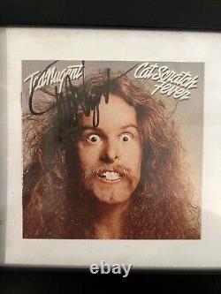 Ted Nugent a signé un CD Cat Scratch Fever dédicacé, encadré avec Donald Trump