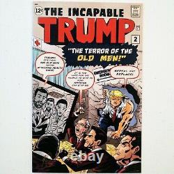 The Incapable Trump #2 Comic Book Nycc 2018 Signé (seulement 200 Exemplaires) Très Rare