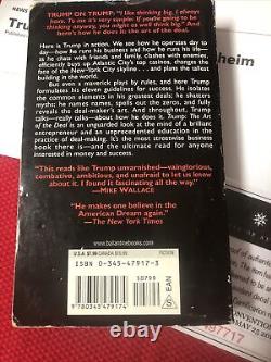 Trump L'Art de la Transaction Livre Signé sur la Couverture Authentique COA Conseils Financiers