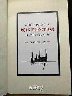 Trump L'art De L'action Édition D'élection Livre De Donald Trump, Auto Signé