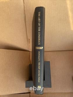 Trump : L'art du retour par Donald J. Trump (1997, Relié) SIGNÉ