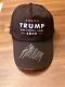 Trump Maga Hat 2024 Signé Autographe