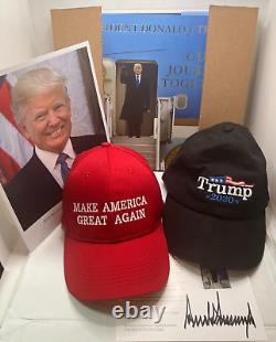 Trump Notre Voyage Ensemble/ Livre de Donald J. Trump NEUF avec une photo présidentielle signée