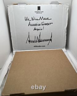 Trump Notre Voyage Ensemble/ Livre de Donald J. Trump NEUF avec une photo présidentielle signée