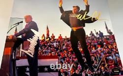 ULTRA RARE ! Autographes authentiques signés de Donald Trump et Elon Musk 8x10 avec certificat d'authenticité