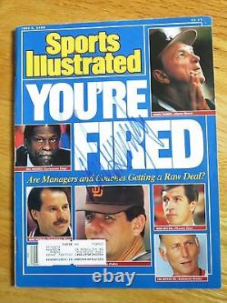 Un Des Gentils Présidents Donald Trump Signé Fired 1988 Sports Illustrated Psa