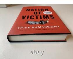 VIVEK RAMASWAMY A SIGNÉ UNE ÉDITION DE LA NATION DES VICTIMES RELIÉE AVEC UNE DÉDICACE 1ÈRE ÉD. Donald Trump VP