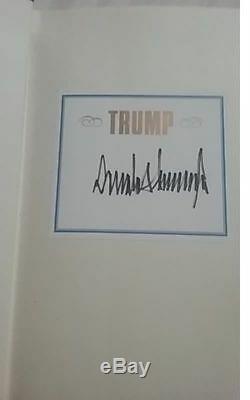 Wow Authentique & Signé Président Autographié Donald Trump Pense Comme Billionnaire