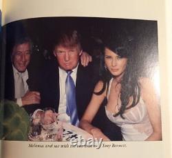 Wow, Autographe SIGNÉ & RARE du Président DONALD TRUMP Pensez comme un livre de milliardaire