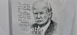 Œuvre d'art dédicacée de Donald Trump par Jon McNaughton 2020 était une élection truquée